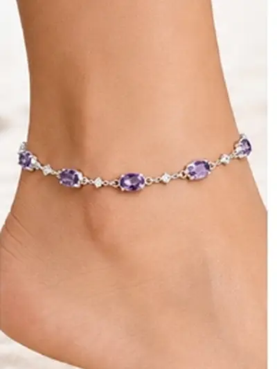 Amethyst Oval Worn