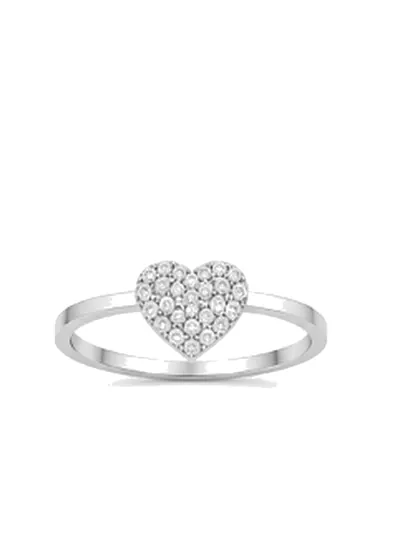 Full Heart Pavé Ring